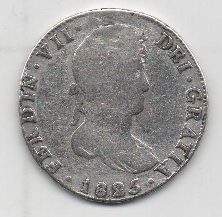 ESPAÑA FERNANDO VII DEL AÑO 1825 DE 4 REALES