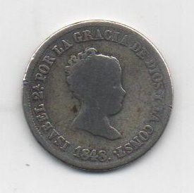 ESPAÑA ISABEL II DEL AÑO 1863 DE 2 REALES