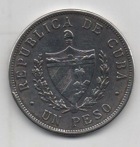 CUBA DEL AÑO 1916 DE 1 PESO