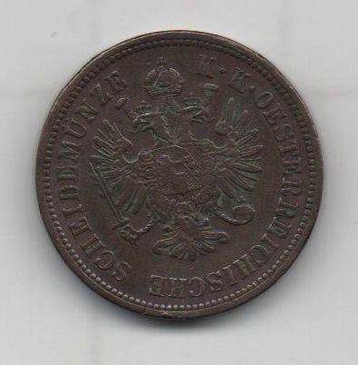 AUSTRIA DEL AÑO 1860 DE 4 KREUZER