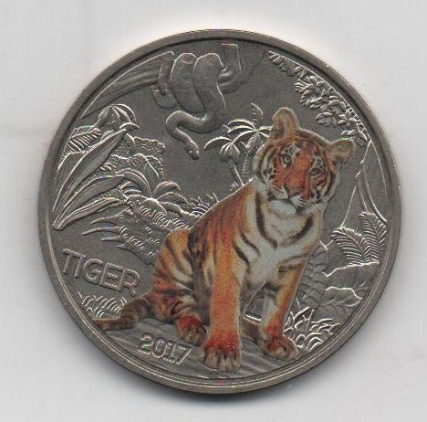 AUSTRIA 2017 3€ TIGER