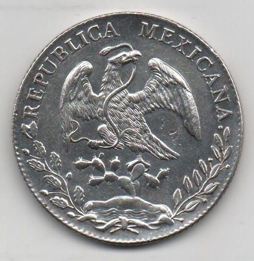 МЕКСИКА 1894 ГОДА 8 РЕАЛЕС