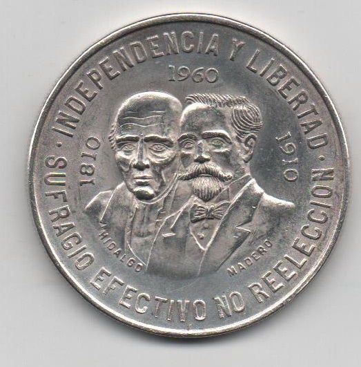 MÈXIC DE L'ANY 1960 DE 10 PESOS