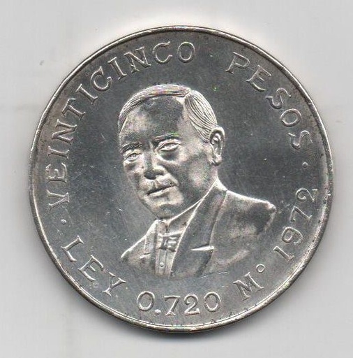 MEXICO DEL AÑO 1972 DE 25 PESOS