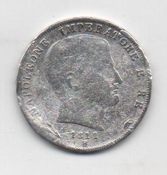 ITALIA DEL AÑO 1811 REINADO NAPOLEONICO DE 1 LIRA