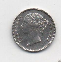 INDIA DEL AÑO 1841 DE 2 ANNAS