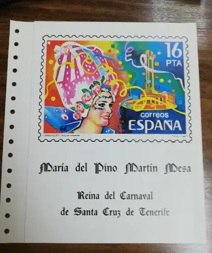 REINA DEL CARNAVAL DE SANTA CRUZ DE TENERIFE DEL AÑO 1984