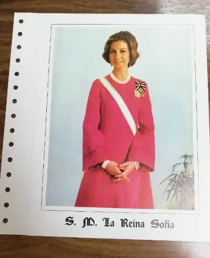 PERSONAJES, REINA SOFIA DEL AÑO 1982