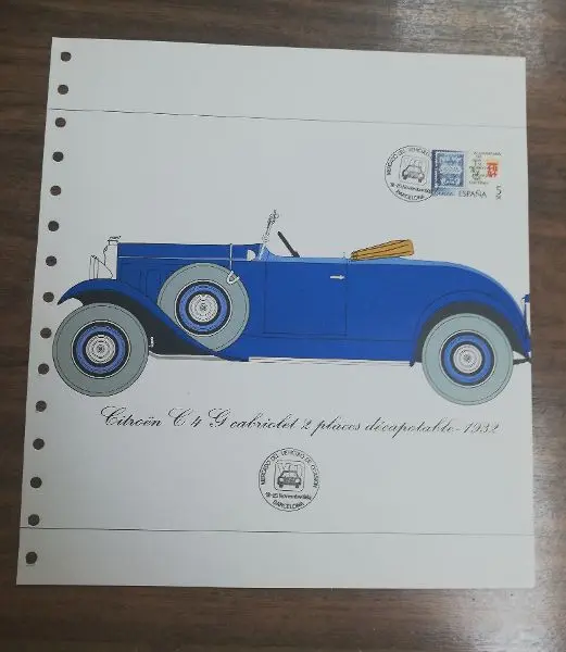 COCHE CITROEN C4 1932 DEL AÑO 1983