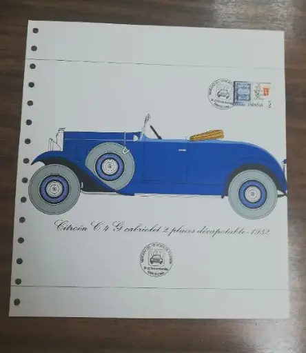 COCHE CITROËN C4 1932 DEL AÑO 1983