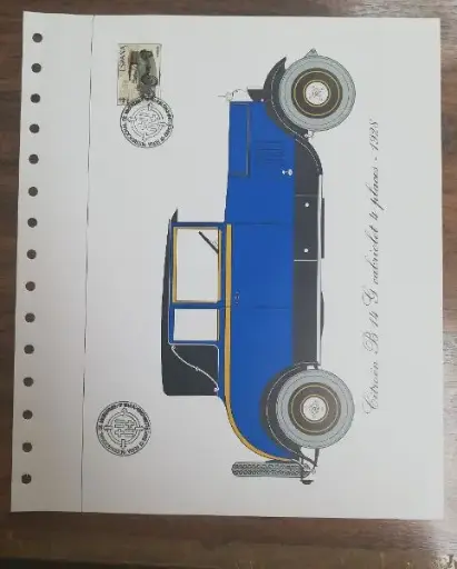 COCHE CITRËN B14 1928 DEL AÑO 1983