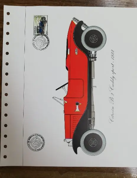 COCHE CITROËN 22 1934 DEL AÑO 1983