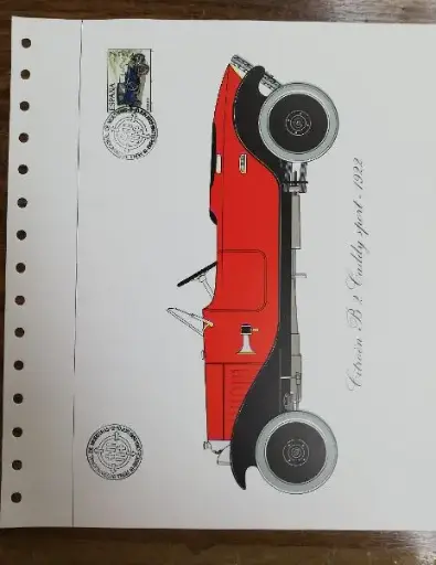 COCHE CITROËN B2 1922 DEL AÑO 1983