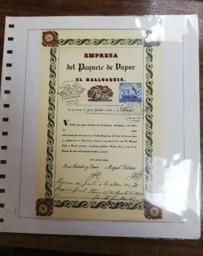 EMPRESA DEL PAQUETE DE VAPOR "EL MALLORQUIN" DEL AÑO 2001