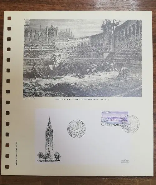 EMISION AMERICA-ESPAÑA SEVILLA DL AÑO 1983