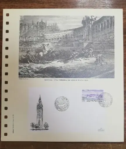EMISION AMERICA-ESPAÑA SEVILLA DL AÑO 1983