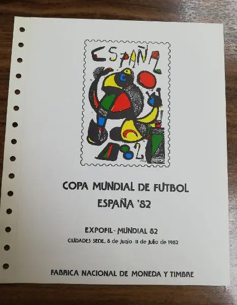 COPA MUNDIAL DE FUTBOL DEL AÑO 1982