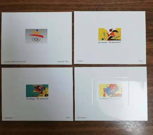 1ª EMISION SELLOS PRE-OLIMPICOS DEL AÑO 1989