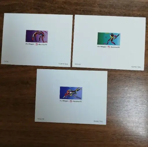 5ª EMISION SELLOS PRE-OLIMPICOS DEL AÑO 1990