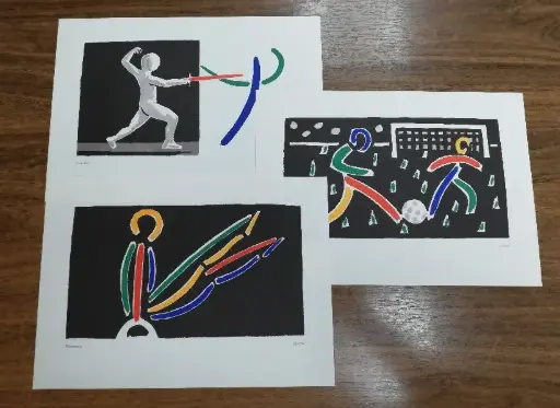 3ª SERIE LAMINAS PRE-OLIMPICAS DEL AÑO 1989