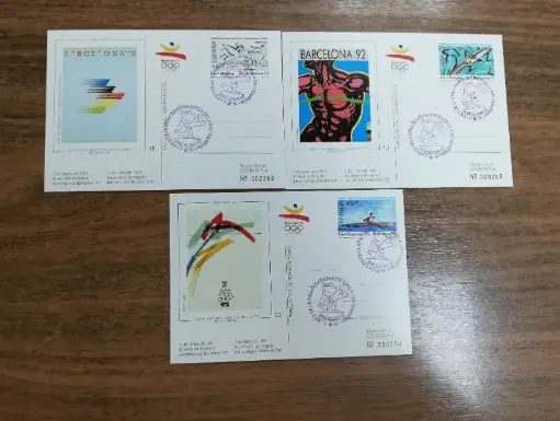 6ª EMISION TARJETAS PRE-OLIMPICAS DEL AÑO 1991