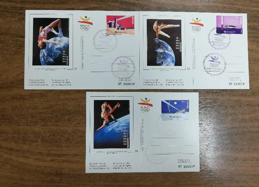 1ª EMISION TARJETAS POSTALES DEL AÑO 1992