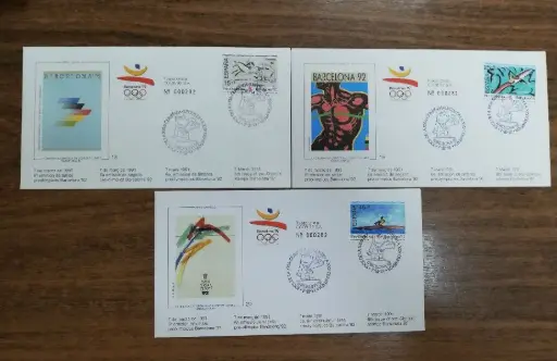 6ª EMISION SOBRES PRE-OLIMPICOS DEL AÑO 1991