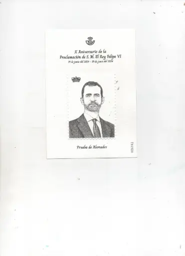 PRUEBA CALCOGRÁFICA DEL AÑO 2024