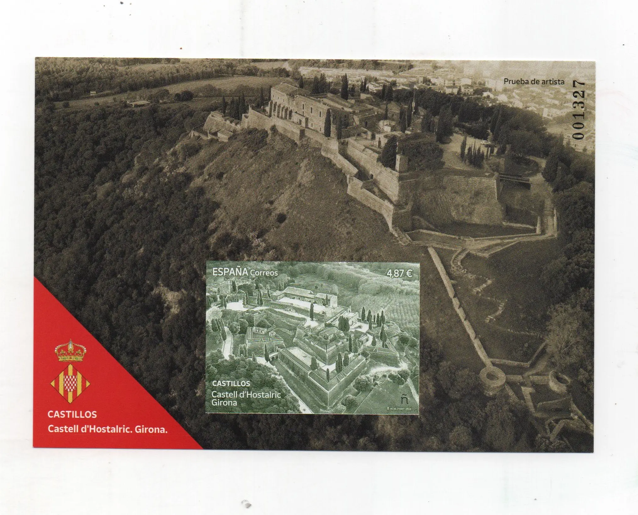 CASTILLOS.CASTELL D'HOSTALRIC GIRONA 2024 Nº177