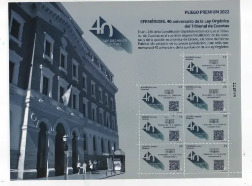 2022 Nº130 EFEMERIDES 40 ANV.LEY ORGANICA TRIBUNAL DE CUENTAS
