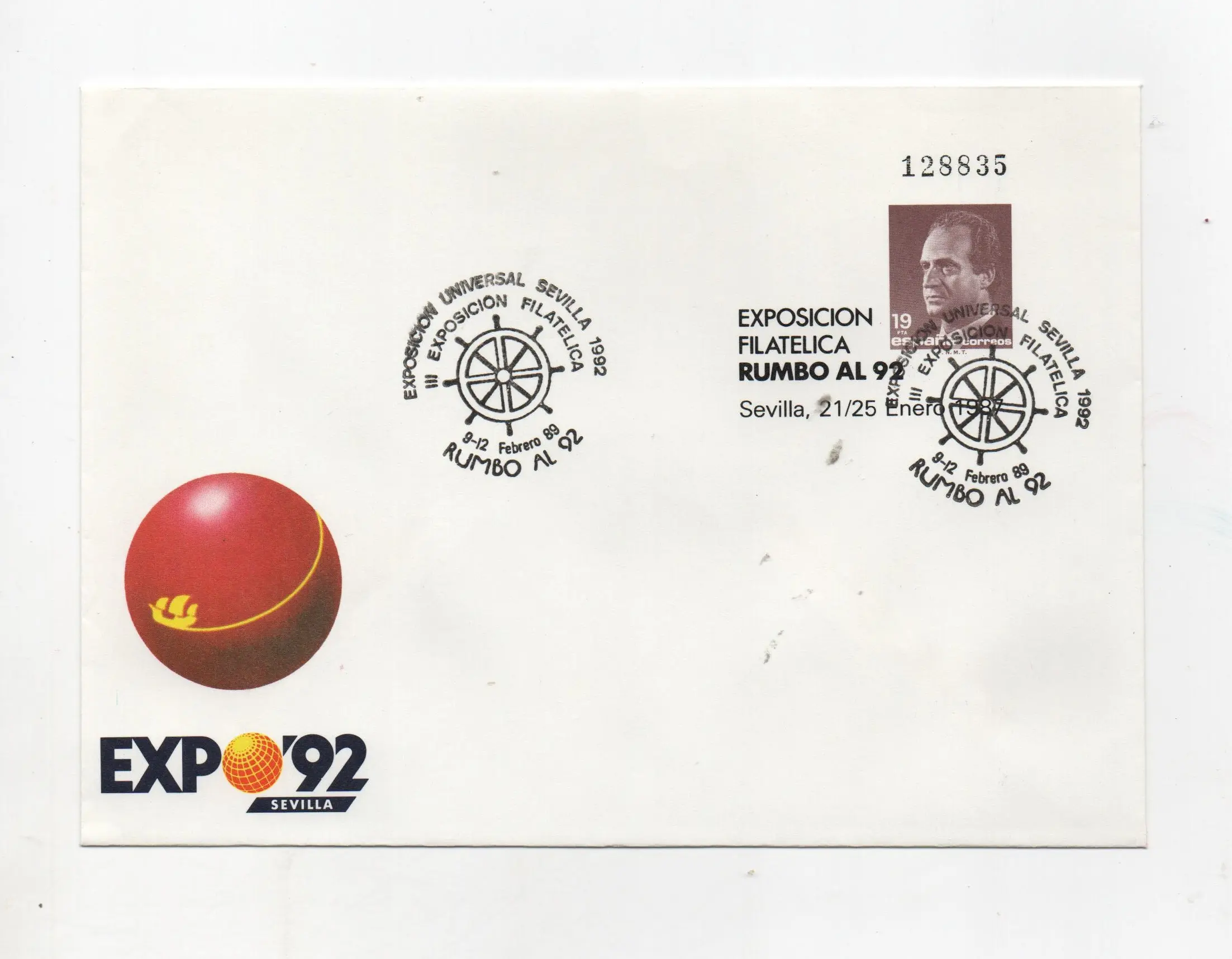 1987 Nº6 RUMBO AL '92 SEVILLA MATASELLADO