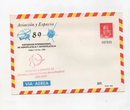 1989 Nº14 AVIACION Y ESPACIO MATASELLADO