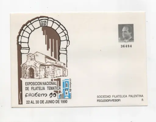1990 Nº16 FILATEM'90 PALENCIA