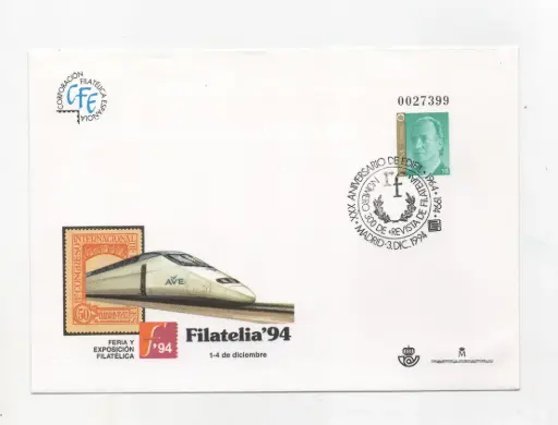 1994 Nº24 FILATELIA'94 MADRID MATASELLADO