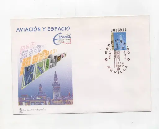 1996 Nº34 AVIACION Y ESPACIO'96 MATASELLADO