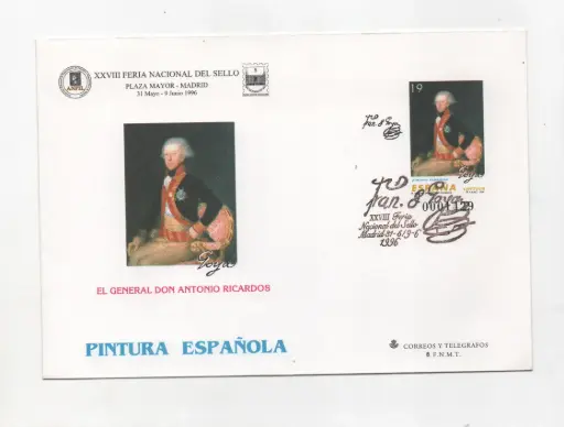 1996 Nº35 FERIA NACIONAL DEL SELLO EL GENERAL MATASELLADO