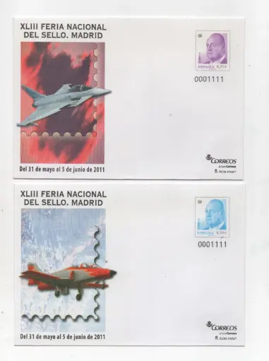 2011 Nº132/133 FERIA NACIONAL DEL SELLO ( 2 SOBRES)