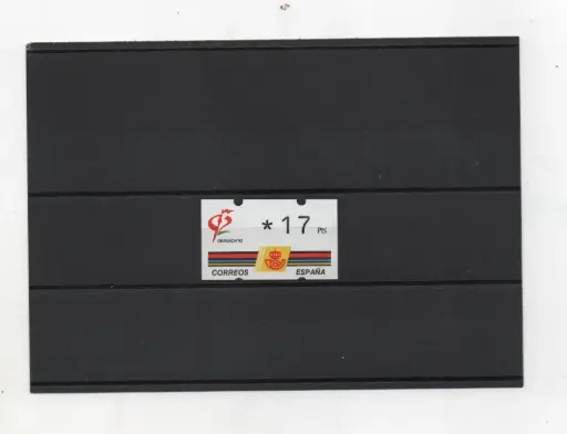 ETIQUETAS GRANADA'92 1 VALOR CON 3 DIGITOS SIN NUMERO AÑO 1992