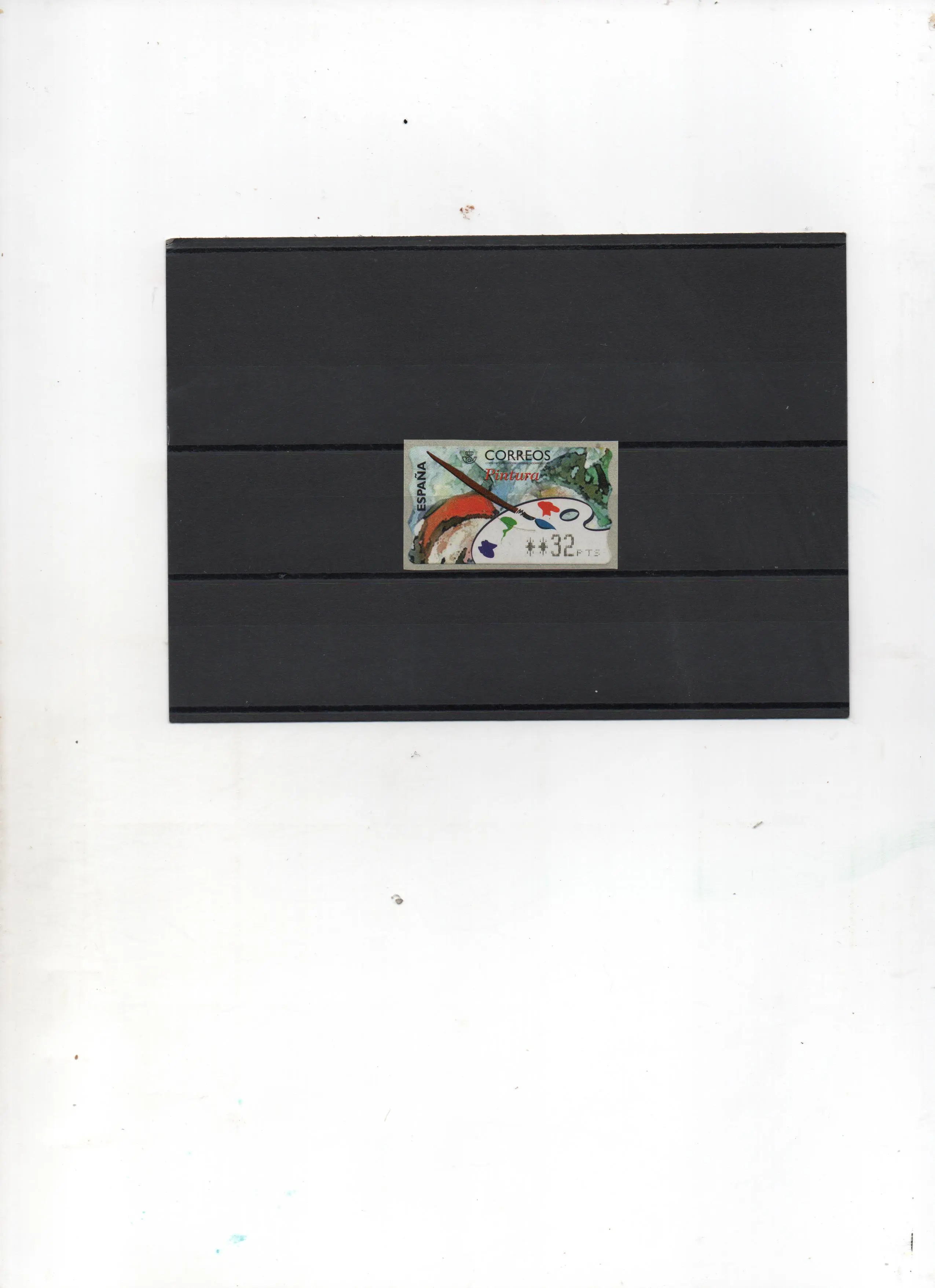 ETIQUETA PINTURA 1 VALOR AÑO 1997