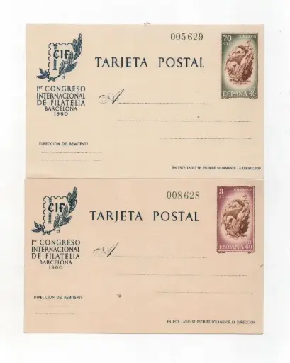 ESPAÑA DEL AÑO 1960 Nº 88/89