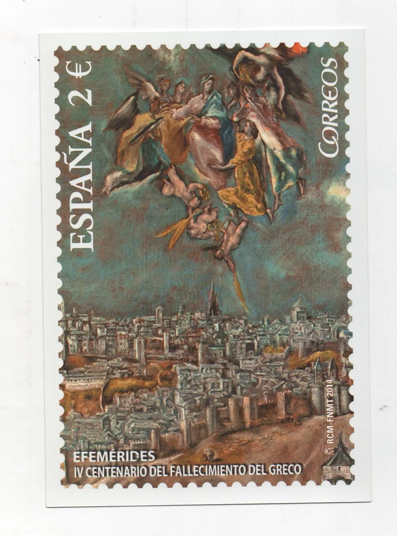TARIFA A EFEMERIDES.EL GRECO Nº96 AÑO 2014