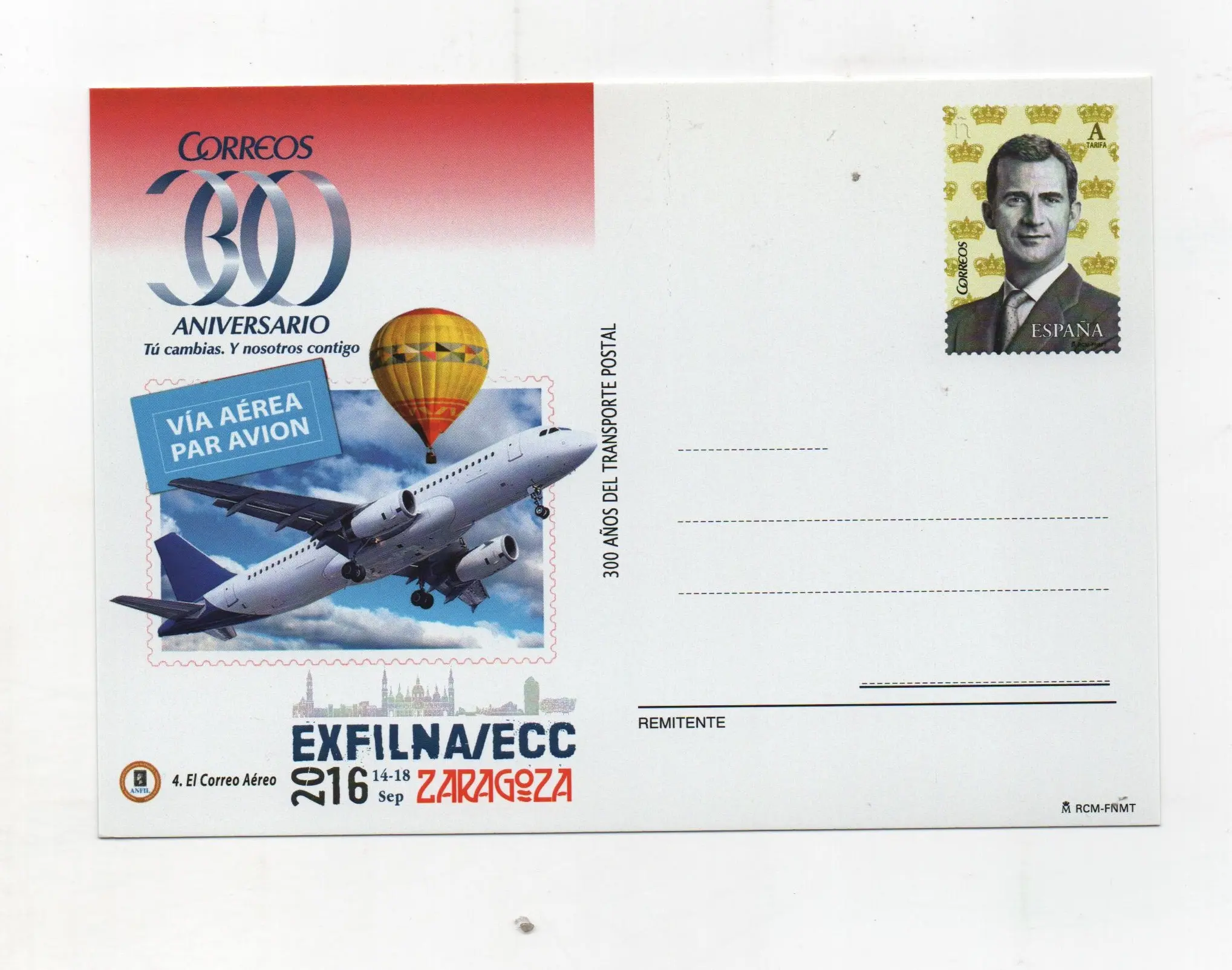 300 AÑOS DEL TRANSPORTE POSTAL Nº117 AÑO 2016
