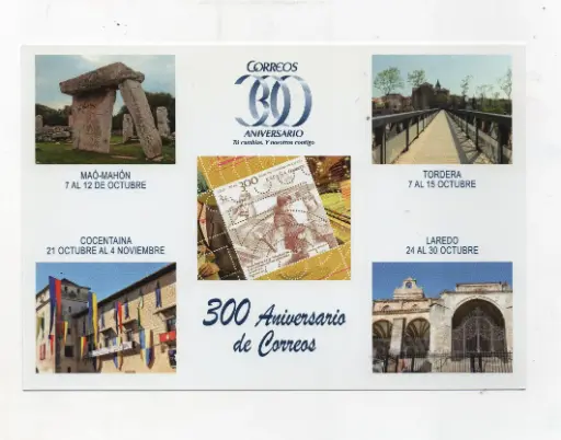 FESOFI 300 ANIVERSARIO DE CORREOS Nº118 AÑO 2016