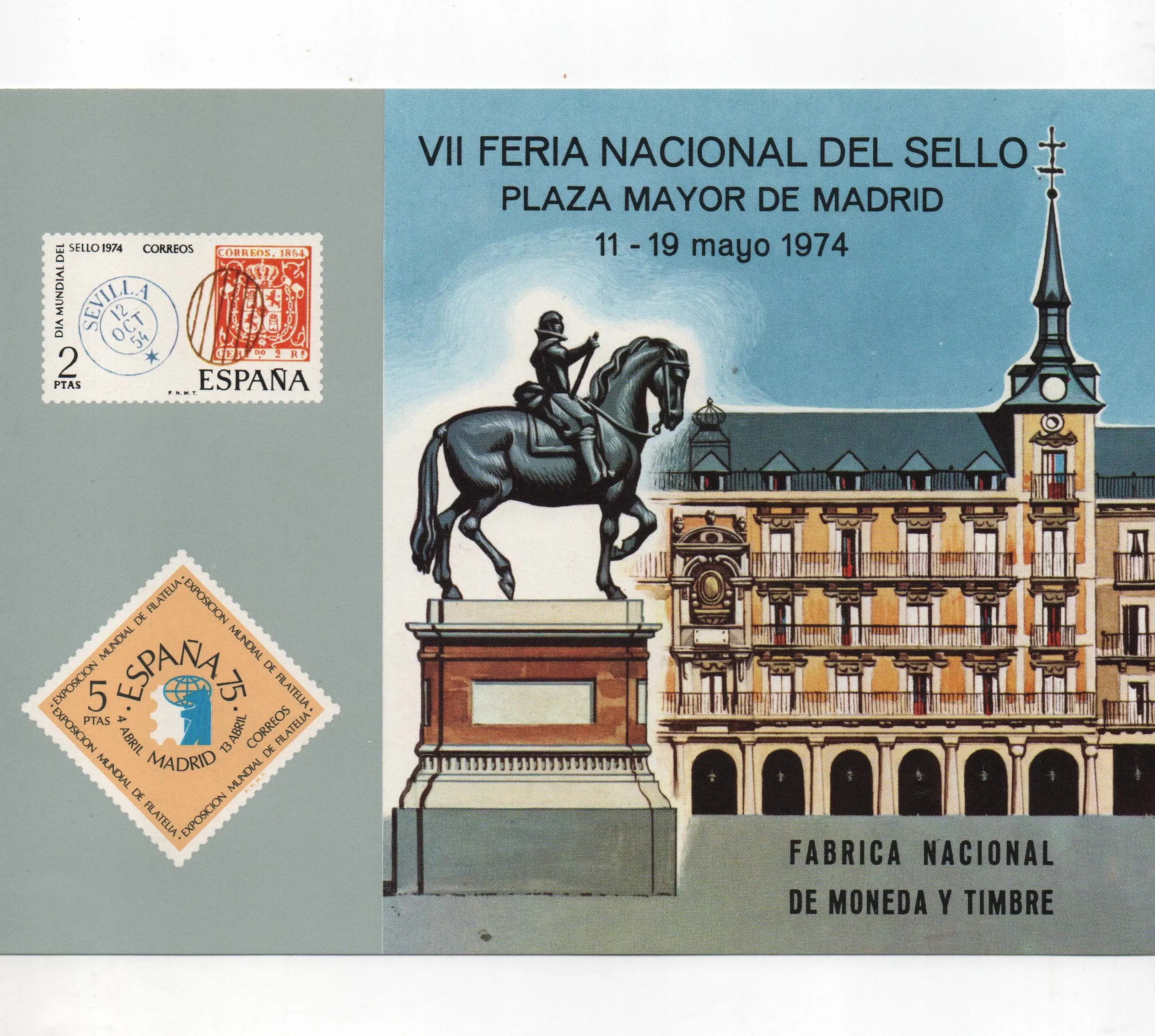 FERIA NACIONAL DEL SELLO Nº22 AÑO 1974