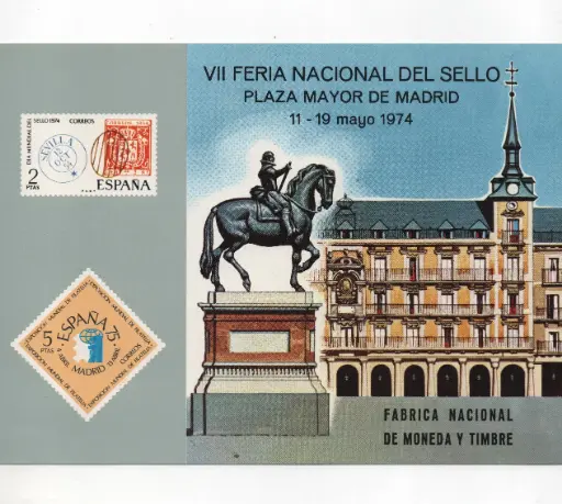 FERIA NACIONAL DEL SELLO Nº22 AÑO 1974