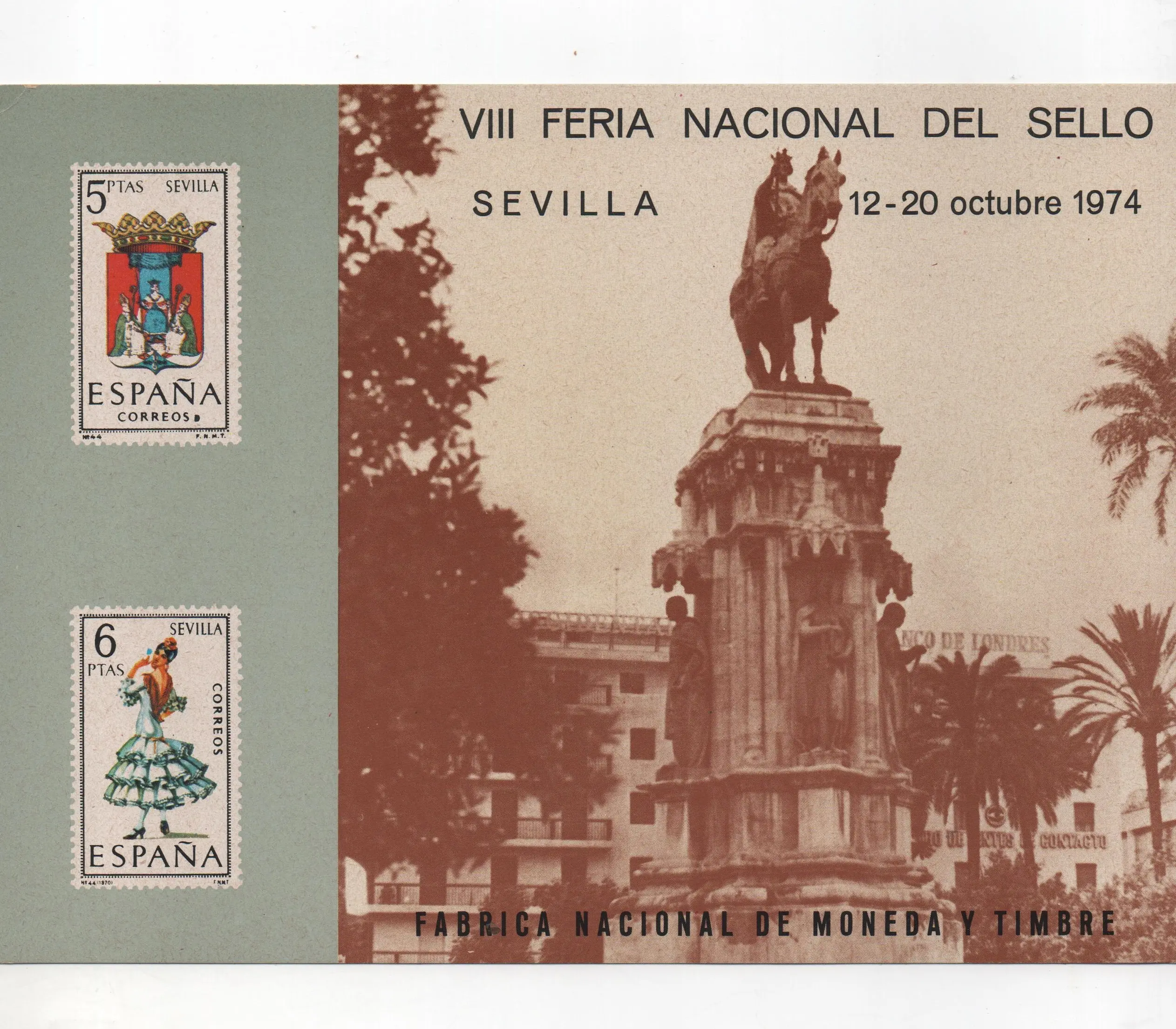 FERIA NACIONAL DEL SELLO Nº27 AÑO 1974