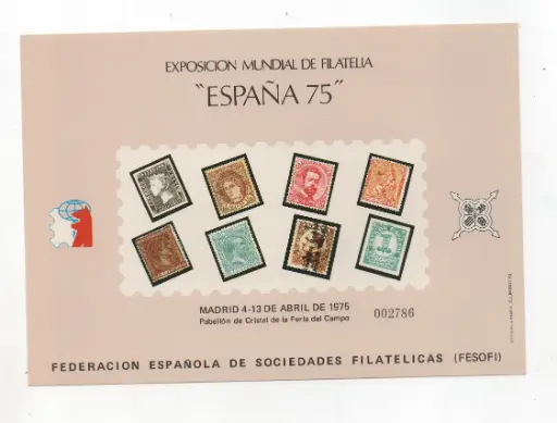 FEDERACION ESPAÑOLA DE SOCIEDADES FILATELICAS FESOFI Nº36 AÑO 1975