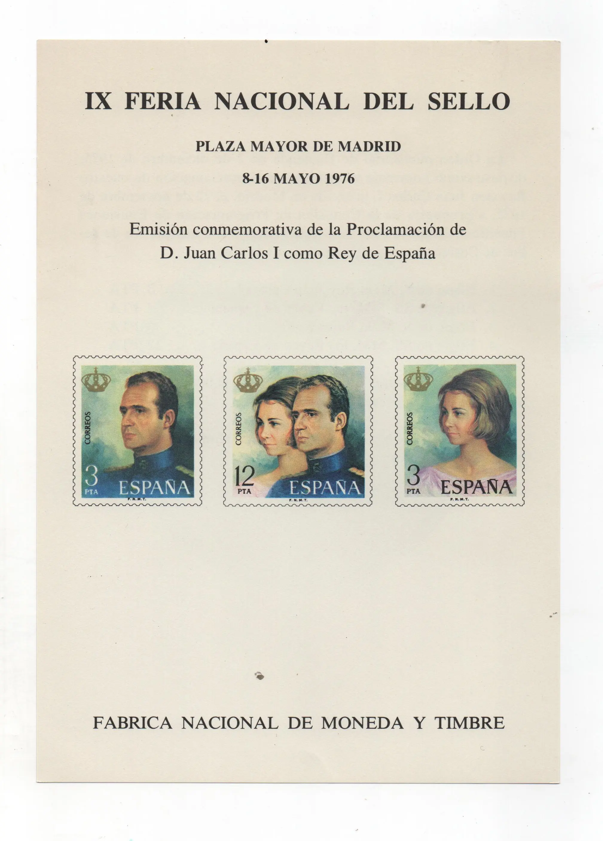 FERIA NACIONAL DEL SELLO Nº44 AÑO 1976