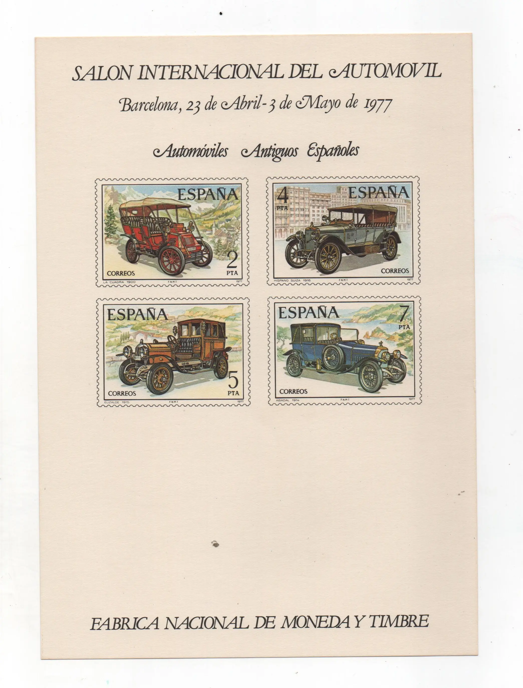 SALON INTERNACIONAL DEL AUTOMOVIL Nº46 AÑO 1977