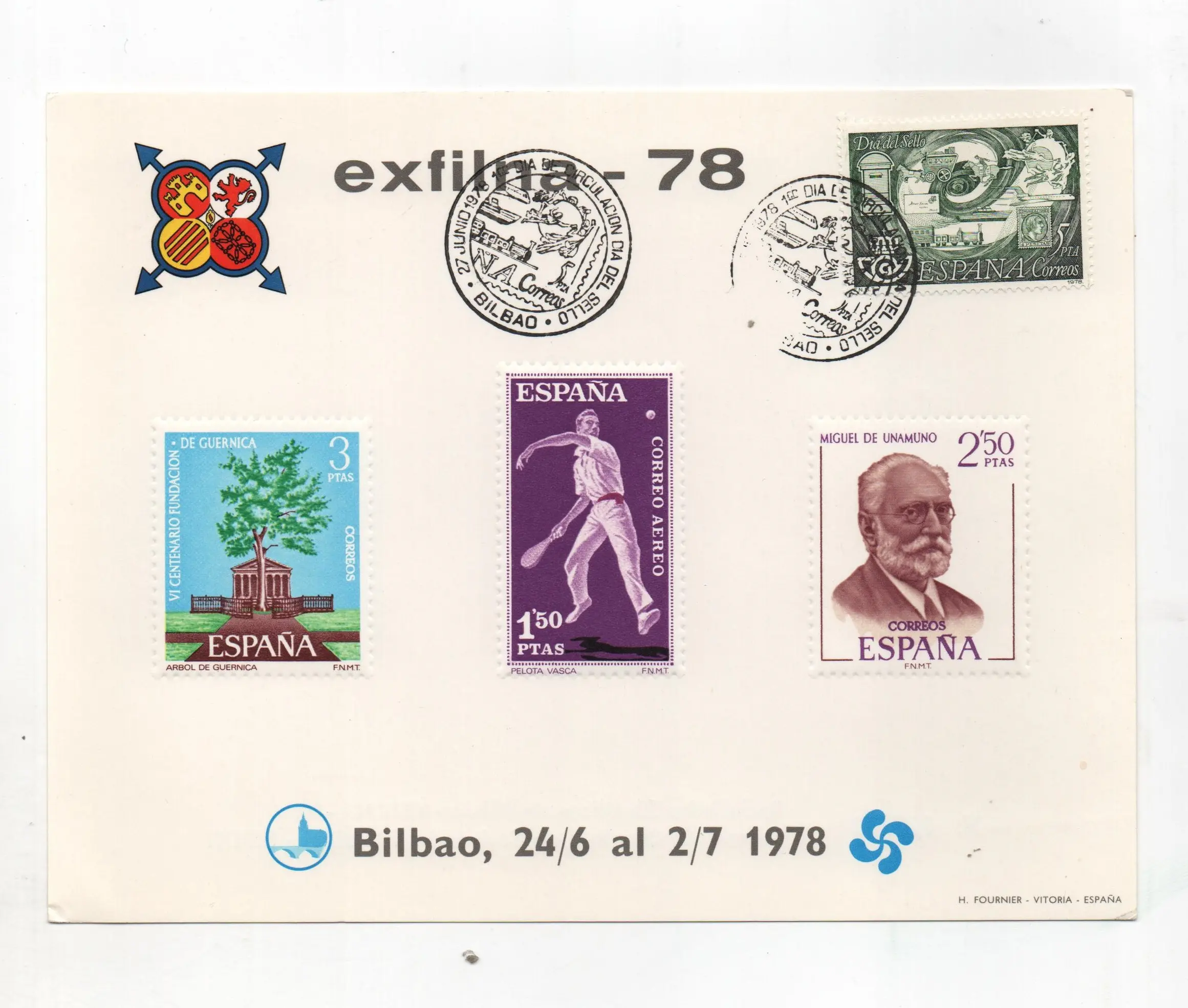 EXFILNA'78 BILBAO MATASELLADA Nº65 AÑO 1978